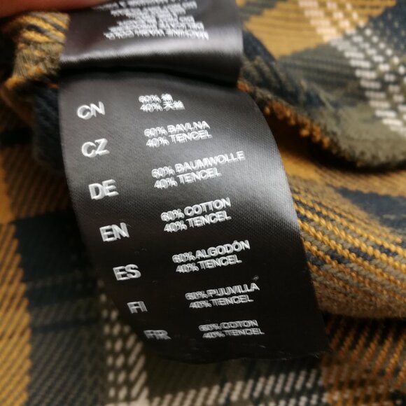 Kuhl Shirt Disordr Heavyweight Flannel L/S Button Up Plaid Brown Mens Large 7334 - Picture 5 of 12